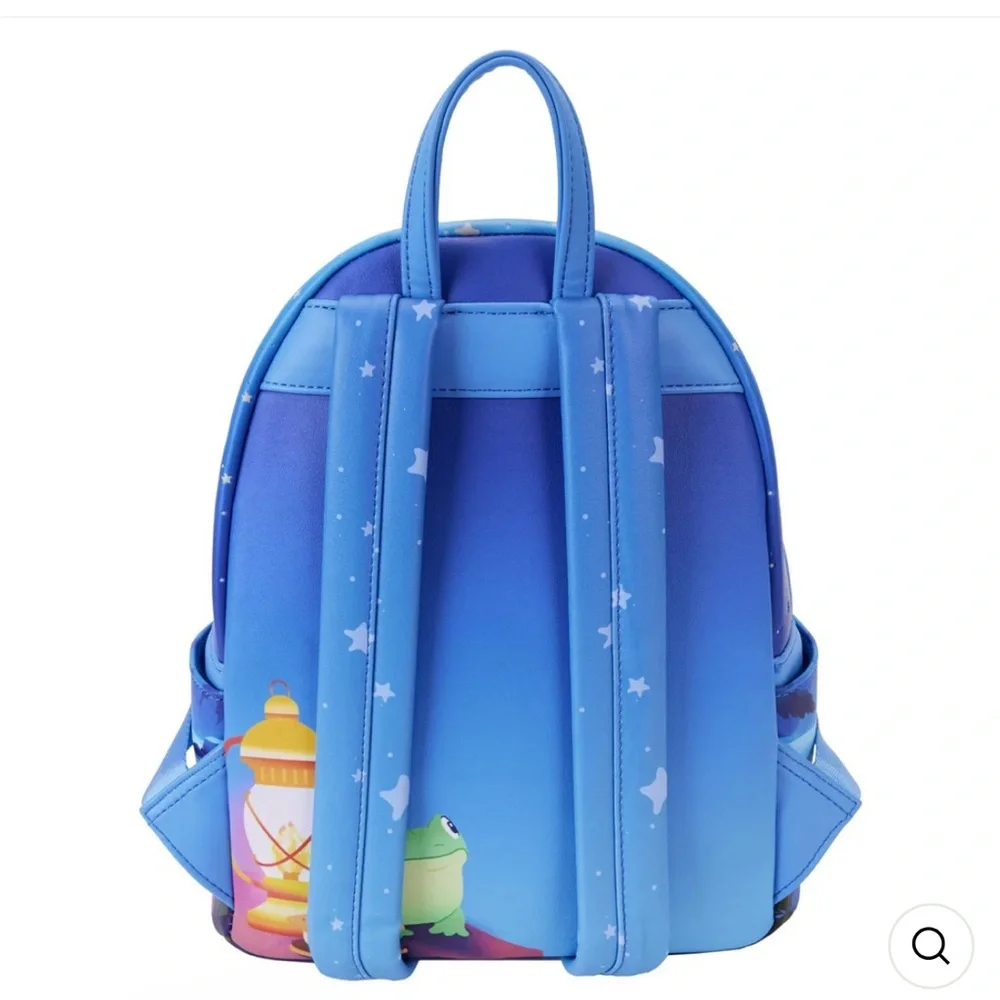 Loungefly Disney Lilo & Stitch Camping Cuties Backpack Hard Tag also glows New!